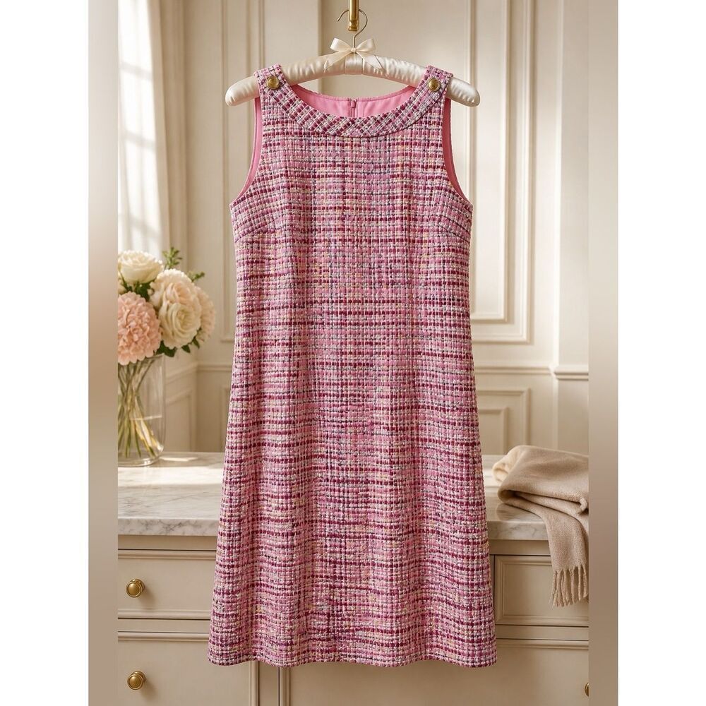 Talbots RSVP Multicolor Woven Jumper S-14P